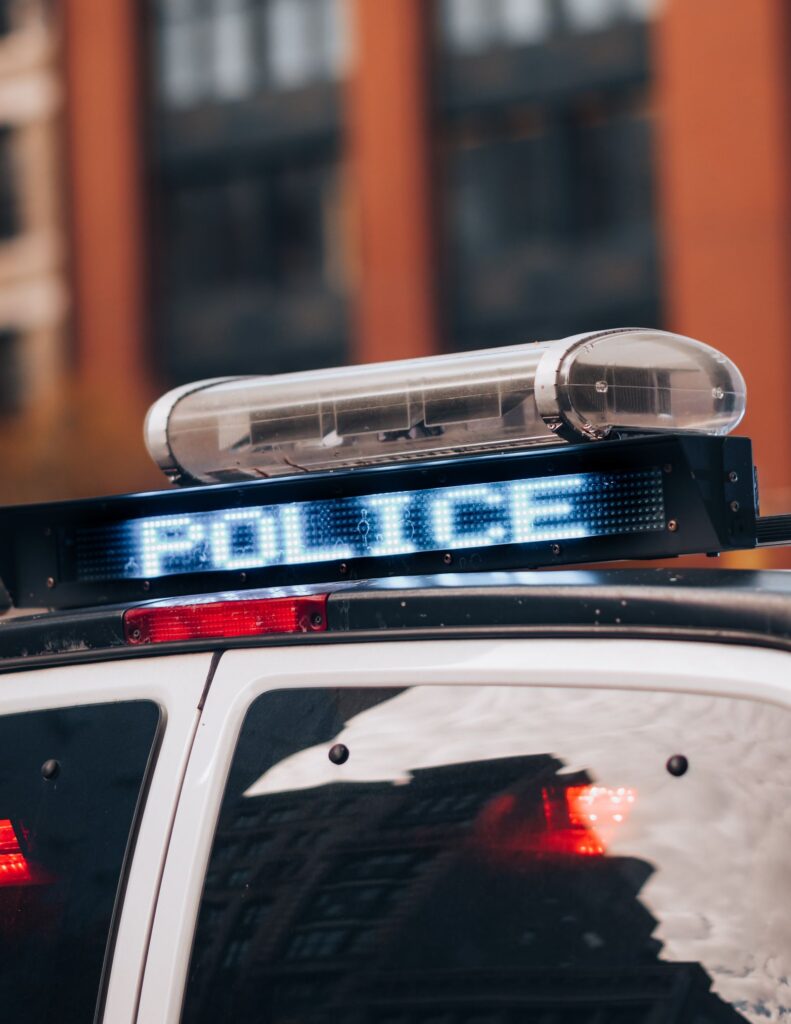 Police car light bar