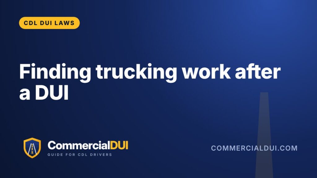 Truck driver walking toward a parked semi at a small carrier terminal